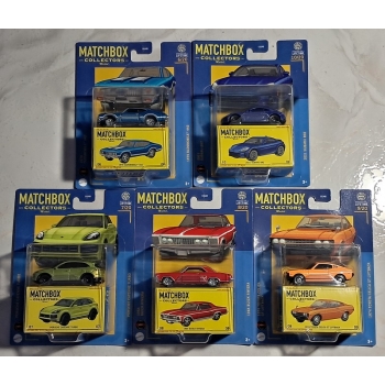 Matchbox 1:64 Zestaw Matchbox Collectors Case W - 5 szt